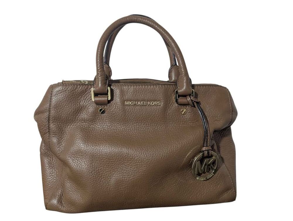 Michael Kors Tan Leather Satchel